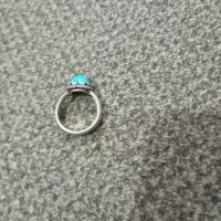 فروش انگشتر نقره با فیروزه امریکایی