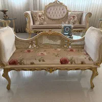 مبلمان بسیار لوکس وزیبا ناهارخوری پتینه حصیری جهاز