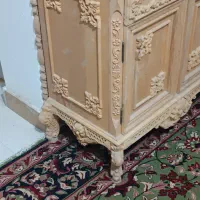 میز آرایش تمام چوب کار خاص کنسول وسط و گل میز