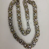 گردنبنداستیل‌۲رنگ