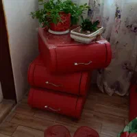 سرویس تخت در حد با دوتاصندلی نو نو قابل تظیم|تشک تختخواب|ملارد, |دیوار