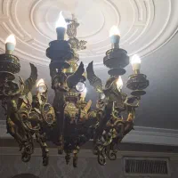 لوستر برنجی / طرح فرشته / 8 شاخه|لوستر و چراغ آویز|تهران, افسریه شمالی|دیوار