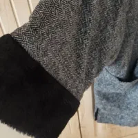 کت پشمی همراه با آستری فری سایز