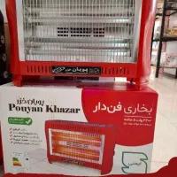 بخاری برقی پنج شعله فن دار پویان خزر|بخاری، هیتر، شومینه|بیرجند, |دیوار