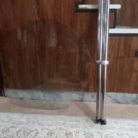 میز نهار خوری شیشه ای تاشو ۴ نفره