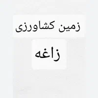 زمین کشاورزی آبی زاغه