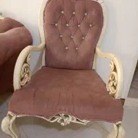 مبل کلاسیک ۷نفره چوب راش به همراه میز وسط|مبلمان خانگی و میز عسلی|بوئین زهرا, |دیوار