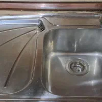 سینک توکار دو قلو|آب‌چکان و نظم‌دهنده ظروف|تهران, جنت‌آباد مرکزی|دیوار