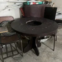 فروش میز ناهارخوری ۴ نفره-گرد و دایره ای شکل