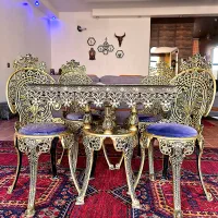 میز و صندلی نهارخوری جنس برنز