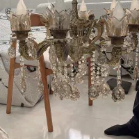 لوستر ۸ شاخه فرشته|لوستر و چراغ آویز|ری, علایین|دیوار