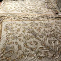 یک جفت روفرشی‌ مخملی ۶متری