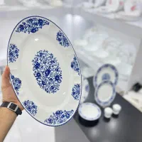 سرویس چینی ۶ نفره غذا خوری زرین نئوکلاسیک آکبند|ظروف سرو و پذیرایی|تهران, شوش (باغ آذری)|دیوار