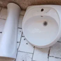 روشویی و شیر اهرمی سالم