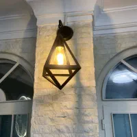 لوستر روشنایی فلزی