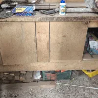 دستگاه چوبی نجاری با گیره انگلیسی و وسایل نجاری