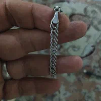 گردنبند دو لاین و پلاک نقره