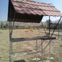 منقل کبابی سایبان طرح سفال