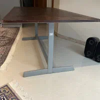 میز ۱۸۰ در ۹۰ پایه فلزی و رویه چوبی|میز و صندلی غذاخوری|تهران, امیرآباد|دیوار