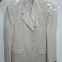 کت وشلوار شیری رنگ