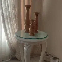 میز کنار سالنی چوب راش