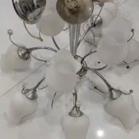 لوستر نقره ای ۹ شاخه