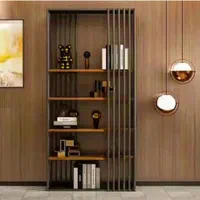 شلف دکوری چوب و فلز مدل  رویال دکور