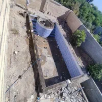 استخر نماکار  کاشی کاری