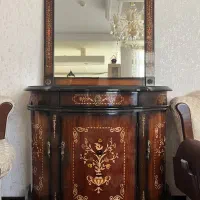 اآیینه وکنسول وشمعدان وکنسول