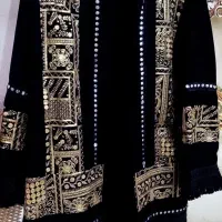 مانتو سنتی تمام سوزن دوزی کار شده پولکی نونو