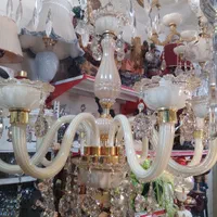 لوستر سقفی طلایی کروم اصل اصل|لوستر و چراغ آویز|تبریز, |دیوار