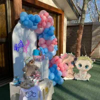 بادکنک آرایی تولد و تعیین جنسیت و گل آرایی