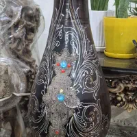 گلدان سفالی بلند