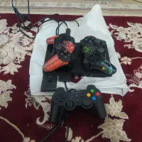 پلی استیشن دو فلش خور با دو دسته بیسیم