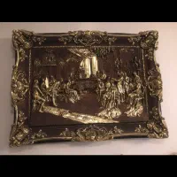 تابلو ورق طلا