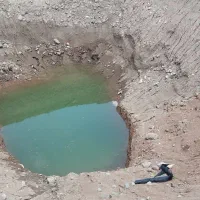 زمین باغ بادوم ب همراه چشمه و استخر|فروش دفتر صنعتی، کشاورزی، تجاری|عجب شیر, |دیوار