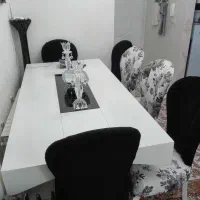 ناهار خوری ۸ نفره و مبل چستر ۷ نفره|مبلمان خانگی و میز عسلی|تهران, دهکده المپیک|دیوار