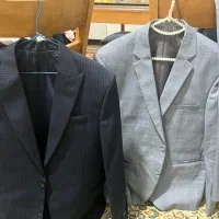 دو دست کت و شلوار سرمه ای و خاکستری|لباس|ری, فیروزآبادی|دیوار