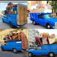 وانت تلفنی کویر بار حمل اثاثیه منزل ومبلمان.