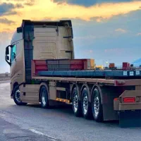 شرکت باربری تک جفت تریلی نیسان ایسوزو کامیونت خاور