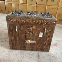 اجاق گاز با کابینت طرح ام دی اف