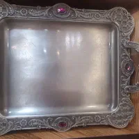 گلدان لوستر سینی وسایل تزیینی|صنایع دستی و سایر لوازم تزئینی|کرج, گلشهر|دیوار