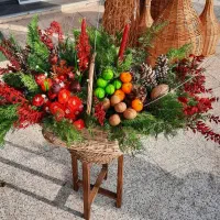 سبدتزیین یلدایی عروس