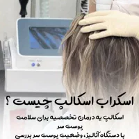 لاین اسکراب اسکالپ مو در مرکز مراقبت پوست و مو|خدمات آرایشگری و زیبایی|رشت, بوسار|دیوار