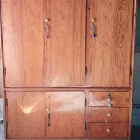 کمد چوبی|جاکفشی، کمد، دراور|بندر ترکمن, |دیوار