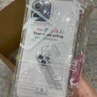 گارد شفاف سفید آیفون