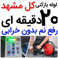لوله بازکنی*50%تخفیف*رفع نمزدگی بدون خرابی.کشی|خدمات پیشه و مهارت|مشهد, الهیه|دیوار