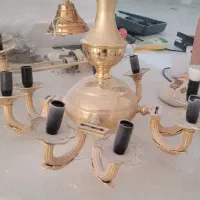 دو عدد لوستر اصل و برنز