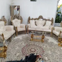 مبل 7نفره درحدنو حتی مناسب جهیزیه دارای کاور|مبلمان خانگی و میز عسلی|اصفهان, شفق|دیوار