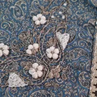 تابلو ترمه. رومیزی ترمه سرمه دوزی . سورمه دوزی|صنایع دستی و سایر لوازم تزئینی|مشهد, حسابی جنوبی (شهرک غرب)|دیوار